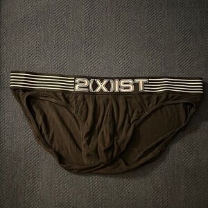 2xist Men's Black Large Briefs | GUC